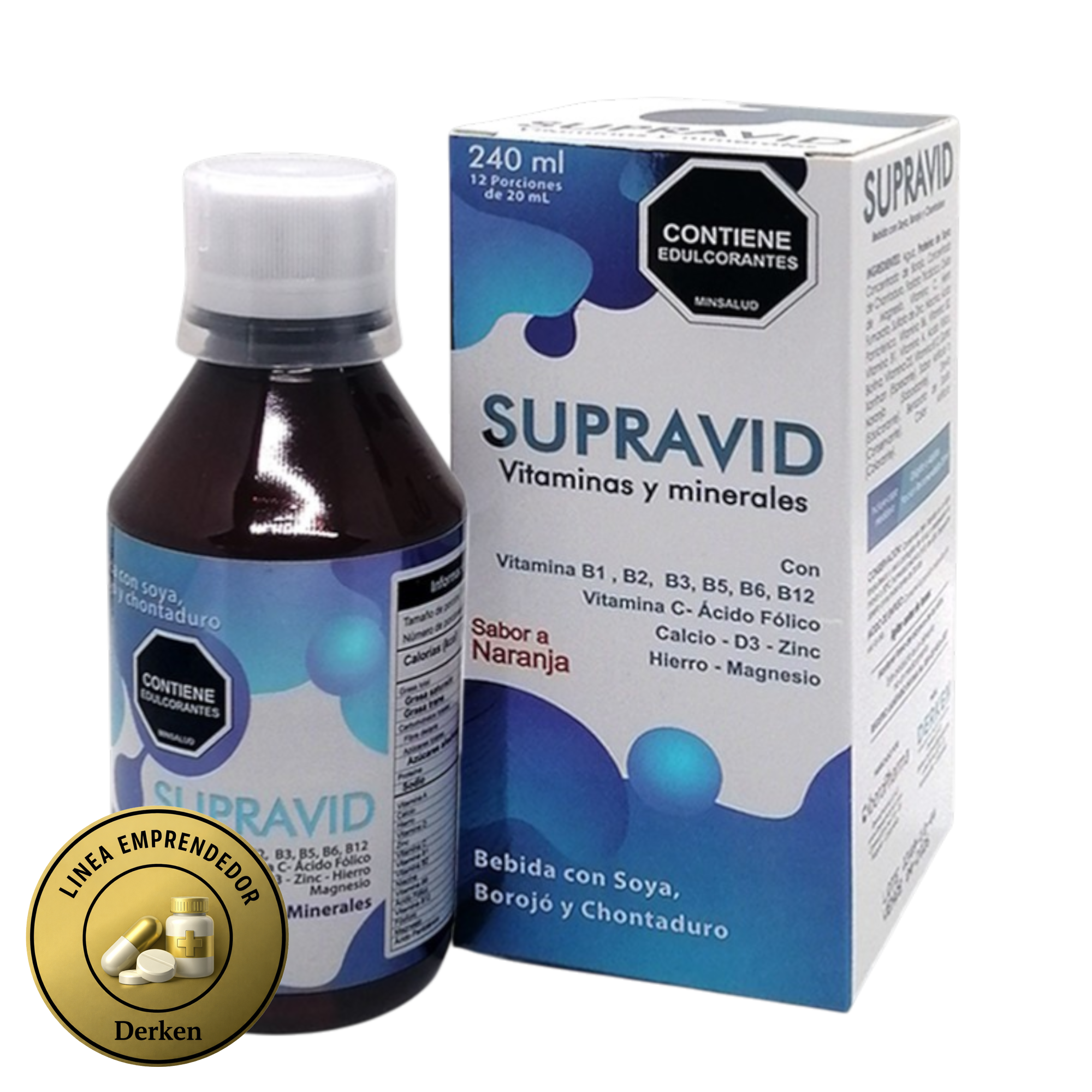 Supravid Adultos – Energía y Vitalidad Diaria | 240 ml | Pack X 6 Unds